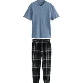 Next Pyjama lang 'Motionflex' sand / opaal / duifblauw / zwart