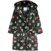 Next Badjas pastelgroen / rood / zwart / wit