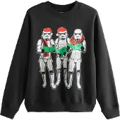 Next Trui 'Christmas Star Wars Stormtrooper' limoen / rood / zwart / wit