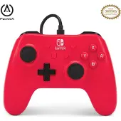 PowerA Wired Controller Raspberry Red