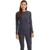 Nomad Lichtgewicht Thermoshirt Dames | Grijs | XL | Naadloze Basislaag | Warm, Ademend & Sneldrogend | Voor Wandelen, Skiën & Dagelijks Gebruik