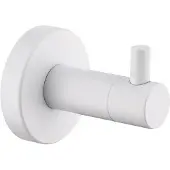Best design White handdoekhaakje wit mat