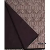 Tresanti | FERDIANO | Viscose sjaal geometrisch motief | Light bruin