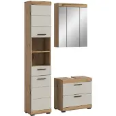 Furnilux Scout badkamercombinatie kasjmier mat mdf tz evoke oak nb