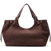 Manfield Bruine suède shopper | Maat Onesize