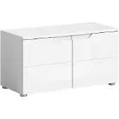 Furnilux Solero bank wit hoogglans mdf tz