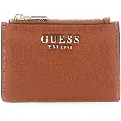 GUESS kaarthouder Amorette SLG Credit Card Case Cognac bruine