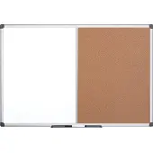 BI-Office Combibord MAYA, gecombineerd prikbord en whiteboard Kurk of vilt, div. afmetingen