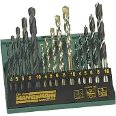 BRÜDER MANNESMANN Borenset profi combi 15 dlg (Hobby) - 54315