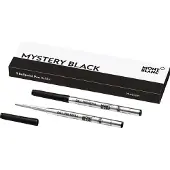 Mont Blanc MISTERY BLACK Balpen Navullingen - Zwart (2 Stuks)