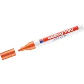Edding 750 Permanent Lakmarker Oranje Medium Ronde punt - 4 mm