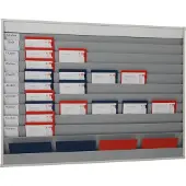 Eichner Werkorder planbord met 5 rijen 10 sleuven en opbergvak