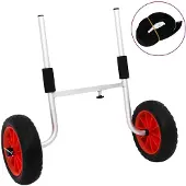 vidaXL Kajaktransporter, 90 kg, aluminium