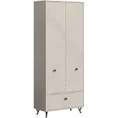 Furnilux Notities garderobekast zandbeige mat MDF TZ zandbeige melamine - 35x80x195cm
