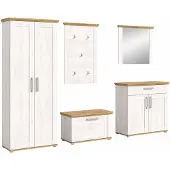 Furnilux Verona kledingkastcombinatie Sibiu Larch NB Artisan Oak NB - 37x276x194cm
