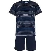 Pastunette Shortama - Katoen - Donkerblauw - Gestreept - Maat 3XL