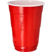 Papstar RED CUP BEKERS 475 ML (160 STUKS) HERBRUIKBAAR.