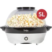 GADGY Popcorn Machine Rond met Anti-aanbaklaag - Popcorn Maker Stil en Snel - 5 liter - Funcooking voor Party & Kids - Popcornpan - Cadeau voor Kind