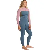 Roxy 2026 Dames Prologue+ 4/3mm Rug Ritssluiting Wetsuit -