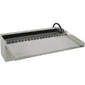 Ubbink niagara rvs waterval 30 cm met led inox 304 met lange uitloop