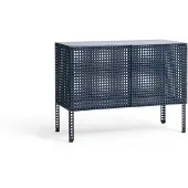 HAY - Perforated Vloerkast Klein - H 66,5cm - Staalblauw