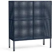 HAY Perforated Cabinet kast medium Steel blue