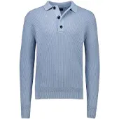 Butcher of Blue Galway Polo Ls Horizon Blue Maat: XXL | Sweaters Outlet | Heren | Blauw