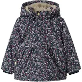 Name It Mini Functionele jas 'NMFSNOW05' saffier / fuchsia / wit