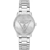 GUESS Analoog horloge 'Roxy' zilver