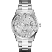 GUESS Analoog horloge 'Trey' zilver