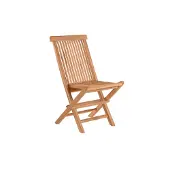 Möbilia Opvouwbare teak tuinstoel set van 2