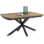 Henders & Hazel Pavalon uittrekbare tafel HPL/metalen onderstel