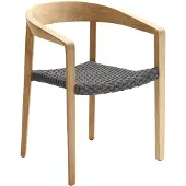 Solpuri Lodge Stapelstoel Teak/String-Tex