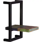SIT Möbel RIVERBOAT wandplank 3-delig metaal/aluminium hout, gelakt, sterke gebruikssporen