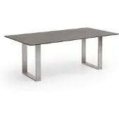 NIEHOFF SITZMÖBEL Niehoff zitmeubel Primus tafel recht sledeonderstel