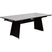 MCA Molinara uittrekbare tafel keramiek/zwart