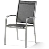 Sieger Meran stapelstoel aluminium/textilene