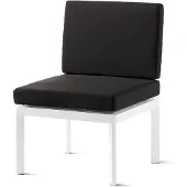 Sieger Lugo Lounge Basis Aluminium incl. rug-/zij-/verbindingsstuk