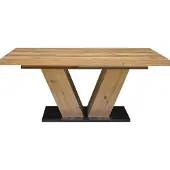 Mäusbacher Komfort 2.0 eettafel hout V-vorm uittrekbaar