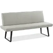 Niehoff Elba volledig gestoffeerde bank staal Alpine beige