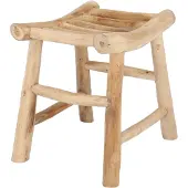 Jan Kurtz Fred kruk massief teak 45x35x46,5 cm