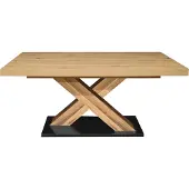 Mäusbacher Komfort 2.0 eettafel houtmateriaal X-vorm uittrekbaar