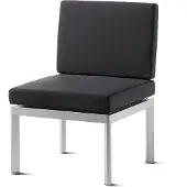 Sieger Lugo Lounge Basis Aluminium incl. rug-/zij-/verbindingsstuk