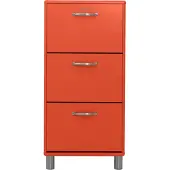 Tenzo Malibu schoenenkast metaal/hout 58x24x121 cm