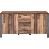 Innostyle Cardiff dressoir houtmateriaal gebruikt stijl look donker 179x88x44 cm