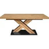 Mäusbacher Komfort 2.0 eettafel houtmateriaal X-vorm uittrekbaar