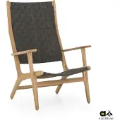 Apple Bee Luc loungestoel teak/olefin