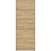Mäusbacher klapschoenenkast met 5 kleppen 60x168x16 cm