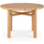Ethnicraft Quatro bijzettafel teak rond