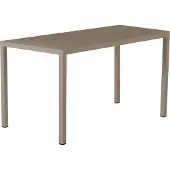 Fiam Aria Tafel 80x160 Cm - Tuintafel Aluminium Cappuccino - 369 CACA